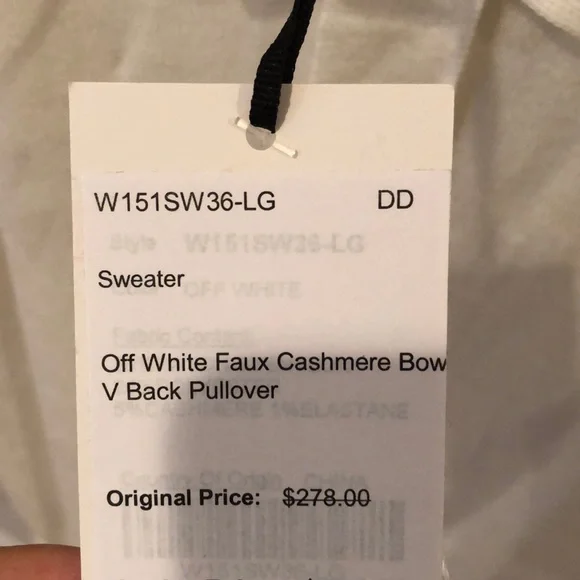 Worth Women's Cream Sweater with Bow Detail - Picture 4 of 7